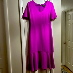 Banana Republic Size 2 magenta midi/maxi ish dress